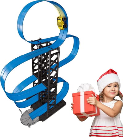 Racebaan Speelgoed - Magnetisch Circuit - Educatief Spel - Magnetisch Voertuig - 43x36x8 cm