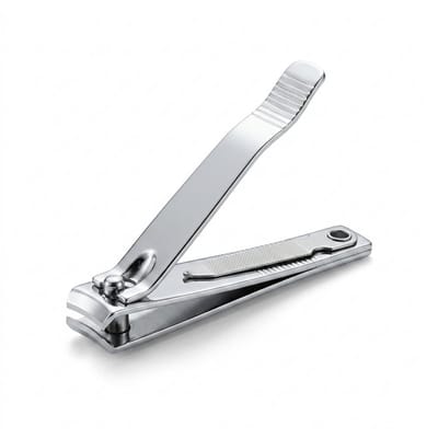 Contents® Nagelknipper Groot 8cm - Teennagelknipper met Vijl - Pedicure Nagel Verzorging - voor Dikke, Harde & Ingegroeide Nagels - Titanklip - Vinger en Tenen - Metaal