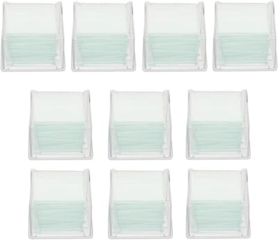 1000 Stuks Voorbereide Microscopische Glijplaten voor Levenswetenschappen - Heldere Glazen Dekplaatjes 22x22mm voor Laboratorium Training en Onderzoek