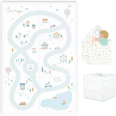 Tapis de jeu puzzel en huisje Play&Go Village
