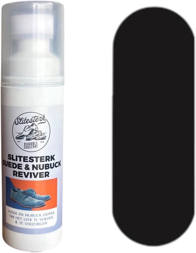 Slitesterk EKO Suede Depper - Zwart