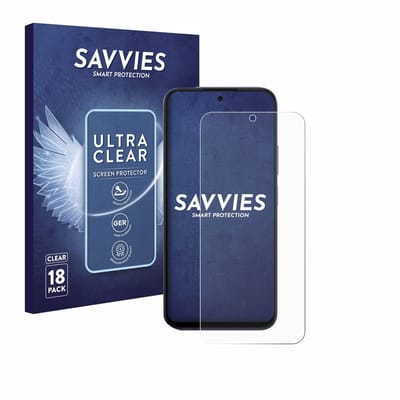 Savvies - Screenprotector voor Oppo A6x 4G - Folie Beschermfolie transparant 18 Stuks