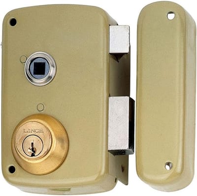 Veiligheidsslot 60mm Rechts Goud Kleur voor Kast of Kastdeur