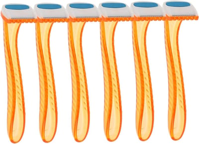 Dames Scheermessen Set - Mini Trimmer Ontharingsmes - Precisie Ontharen - Beschermende Hoes - 6 Stuks - Willekeurig