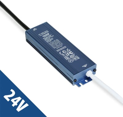LED Voeding 24V 60W IP67 Waterdicht - Transformator 24V DC 2,5A - LED Driver Voor Buiten - Geschikt Voor LED Strip, Camera En Tuinverlichting [55002-24IP]