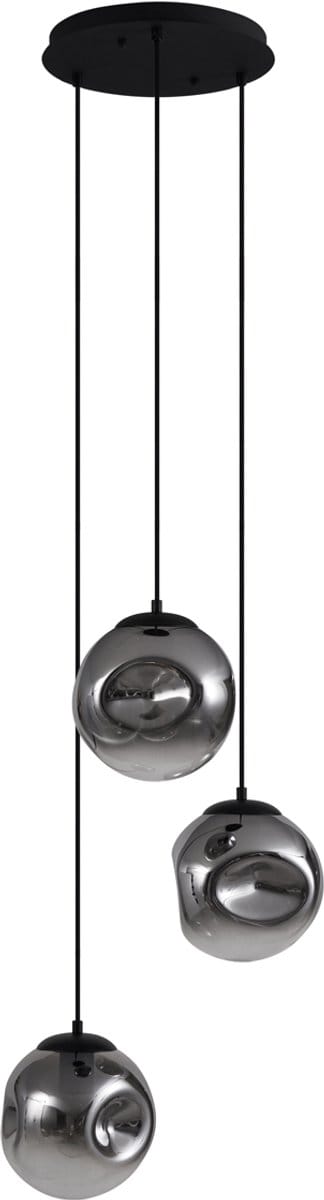 QAZQA douglass - Art Deco Hanglamp - 3 lichts - L 45 cm - - Woonkamer | Slaapkamer | Keuken