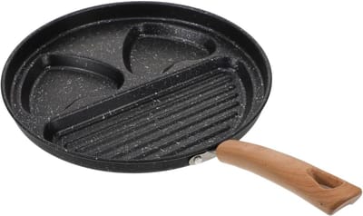 Japanse Pan - Eierpan Koekenpan - Ontbijt Bakken - Gelijkmatige Verwarming - Mini Formaat - Zwart