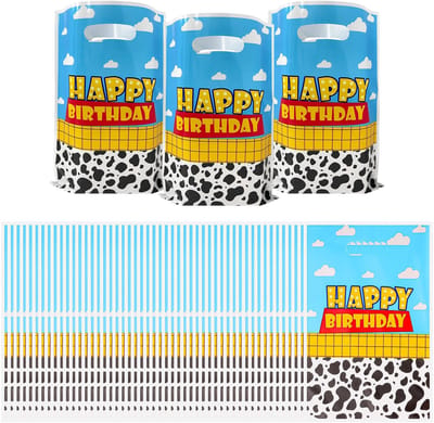 Dailygoods- Cadeauzakjes 50 Stuks - Snoepzakjes - Verjaardagsfeest Decoraties - Anime-Thema - Lichtgewicht - Herbruikbaar