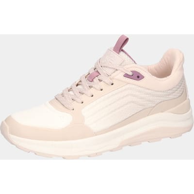 Sneakers met vetersluiting in een sportieve look - perzik - Gr. 4 van Goldner Fashion