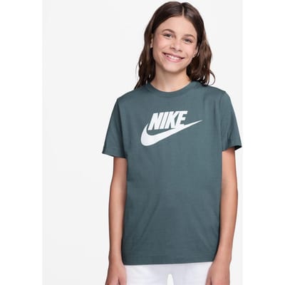 Nike Kinderen/Kinderen Sportswear Logo Katoenen T-Shirt (Leisteengrijs)