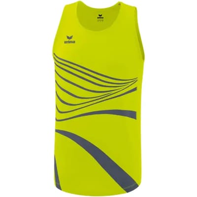 Erima Racing Hardloopsinglet Kinderen - Fluogeel | Maat: 128