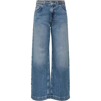 ONLY - ONLHOPE HW BRAIDED WIDE DNM SIK - Meisjes - Jeans