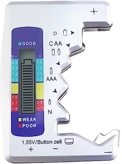 Universele Batterijtester voor C AA AAA D N 9V 6F22 Knoopcelbatterijen