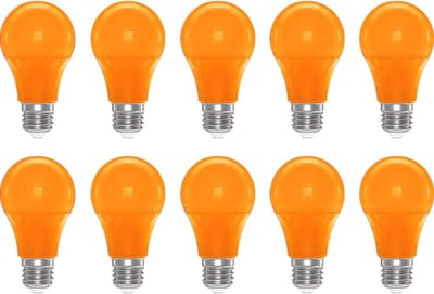 Gekleurde E27 LED Gloeilampen 3W | Set van 10 Stuks Voor Binnen en Buiten