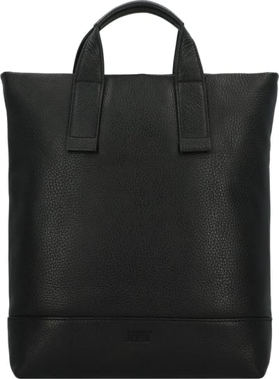JOST Leren Vrije tijd rugzak Schoudertas Vika X-Change Bag Black Zwart
