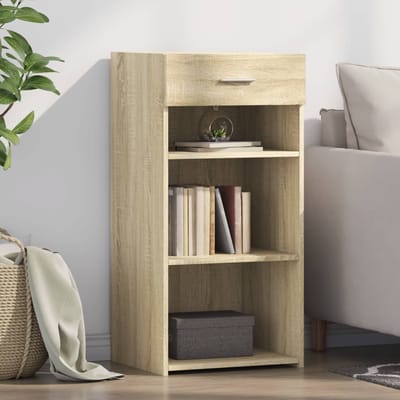 vidaXL - Dressoir - 45x42,5x93 - cm - bewerkt - hout - sonoma - eikenkleurig