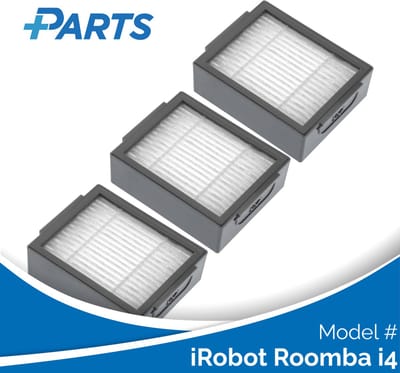 iRobot Roomba i4 Filters (3 Stuks, Plus.Parts® alternatief voor 4624876)