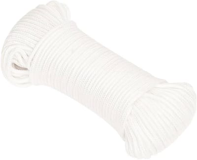 Boottouw Polypropyleen - Aanmeertouw Marinetouw - Vastmaken Boot - Slijtvast Weerbestendig - 500 m - Wit