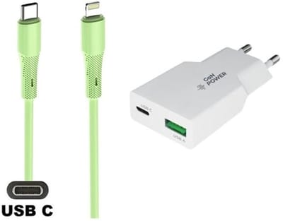 25W super snellader met 2 poorten + 1,0m USB C naar Lightning kabel. Universele PD PPS lader. GAN oplader adapter past op Apple iPhone 13, 13 Mini, 13 Pro, 13 Pro Max, iPhone 14, 14 Plus, 14 Pro, 14 Pro Max