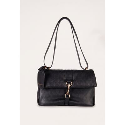 GUESS Embossed Logo Jet Black A996 Maat: OS | Handtassen Outlet | Dames | Zwart