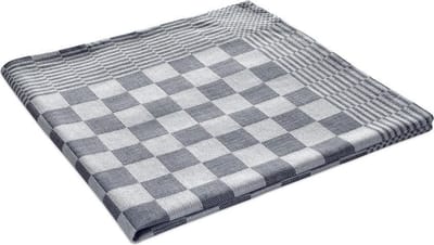 Theedoeken, 6 stuks, Zwart en Wit Geblokt, 60x65cm, Katoen