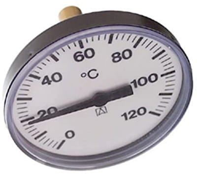 Wijzerthermometer 63 mm voor Sanitair en Tuin