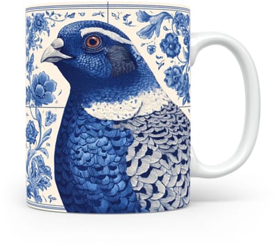 Mok Patrijs Beker voor koffie of tas voor thee, cadeau voor dierenliefhebbers, moeder, vader, collega, vriend, vriendin, kantoor, opa, oma, hond, kerst, sinterklaas, verjaardag