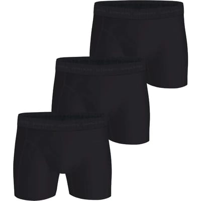 Björn Borg boxers - microfiber heren boxers lange pijpen (3-pack) - zwart - zwart - zwart