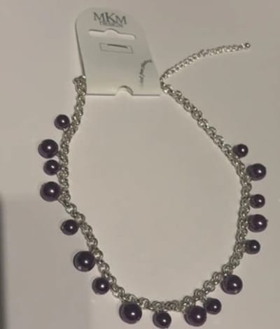 Armband zilverkleur met paarse parels | Armband | paars | Parels