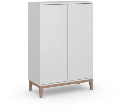 Pelle-Kast - 2-deurs - Wit