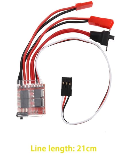 Dailygoods - Miniatuur Geborsteld Controller - 2 Stuks - Compact en Efficiënt - 4.8V-8.4V - Ideaal voor Modelbouw - Geschikt voor Borstel Motoren