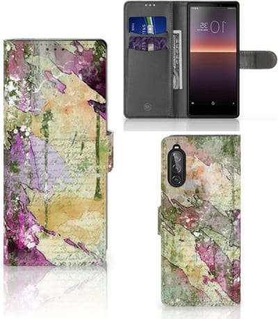 Hoesje Sony Xperia 10 II Letter Painting