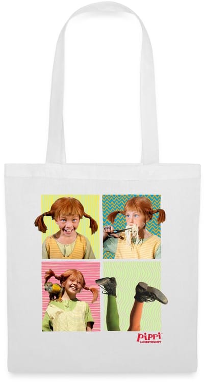 Pippi Langkous Portretten Van Pippi Tas Van Stof Schoudertas