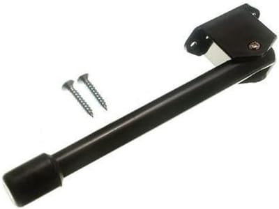 Deurstops - Deurvastzetters Deurhouders - Deuren Open Houden - Veerbelast Ontwerp - 97 Gram - Zwart