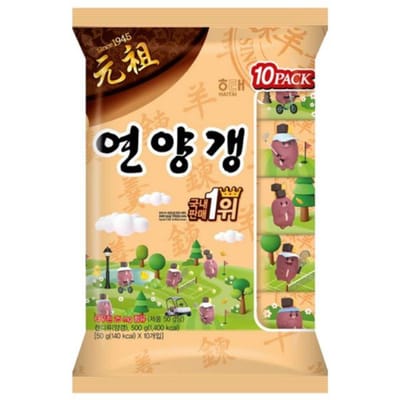 Haitai Koreaanse Traditionele Rode Bonenpasta Gelei 50g × 20 Stuks (Origineel / Ube) Original