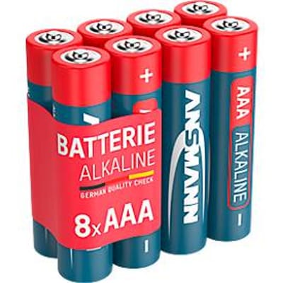 Ansmann Alkaline-batterijen Micro AAA, 8 stuks