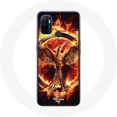 Oppo A53 hoesje Hunger Games Movie-logo