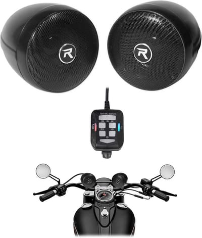 Waterdichte Motorfiets Bluetooth Speakers voor Stuurbevestiging 3 Inch