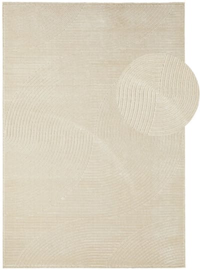 by fonQ Flat Vloerkleed - Beige - Rechthoekig - 160 x 230 cm - Japandi