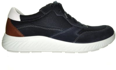 Veterschoen met moderne zool Jomos Donkerblauw