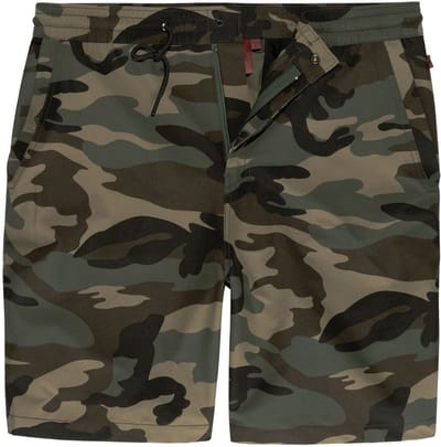 Vintage Industries korte vrijetijdsit-broek Eton -short Woodland Camo