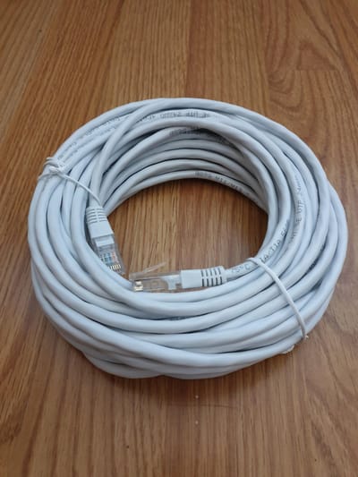 Wentronic CAT5E Netwerkkabel - RJ45 - Wit - 15 m