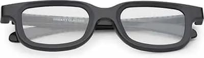 Freaky Glasses® - original spacebril sterren met smiley effect - festival bril - dames en heren - zwart
