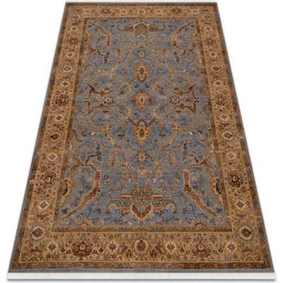 Kleden Rugsx Wollen tapijt KESHAN Frame oosters 7875/53544 beig 160x230 cm