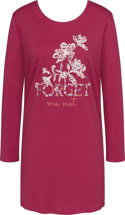 Triumph Nightdresses NDK 02 LSL X Vrouwen Nachthemd - RASPBERRY WINE - Maat 36