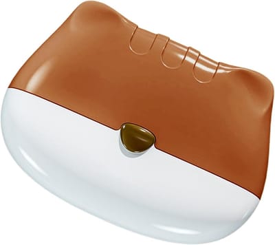 Kleverige pluisroller - Wasbare roller - Kleding reinigen - Herbruikbaar ontwerp - 93 x 68 cm - Bruin