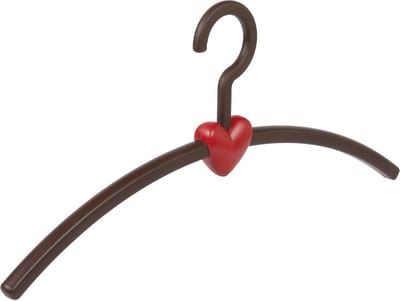 De Kledinghanger Gigant - Garderobehanger - Jassenhanger - Volwassenen - 710850 - 12 Stuks - Eve - Kunststof - Bruin - Rood - 45 cm - Kledinghanger - Kleerhanger (710850/12)