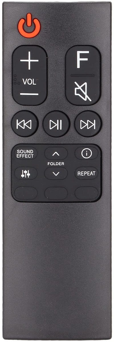Allecto - Vervangende Afstandsbediening - Compatibel met LG Soundbars - Eenvoudig in gebruik - Lichtgewicht - Duurzaam ABS - Voor SL5Y SL6Y SN6Y SN...