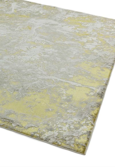 Easy Living - Aurora-Lustre Vloerkleed - 160x230  - Rechthoek - Laagpolig Tapijt - Industrieel - Goud, Grijs
