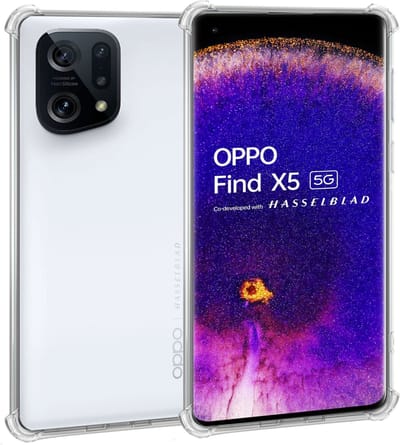 Geschikt voor OPPO Find X5 - Hoesje - Shock Proof Case – Cover Transparant
